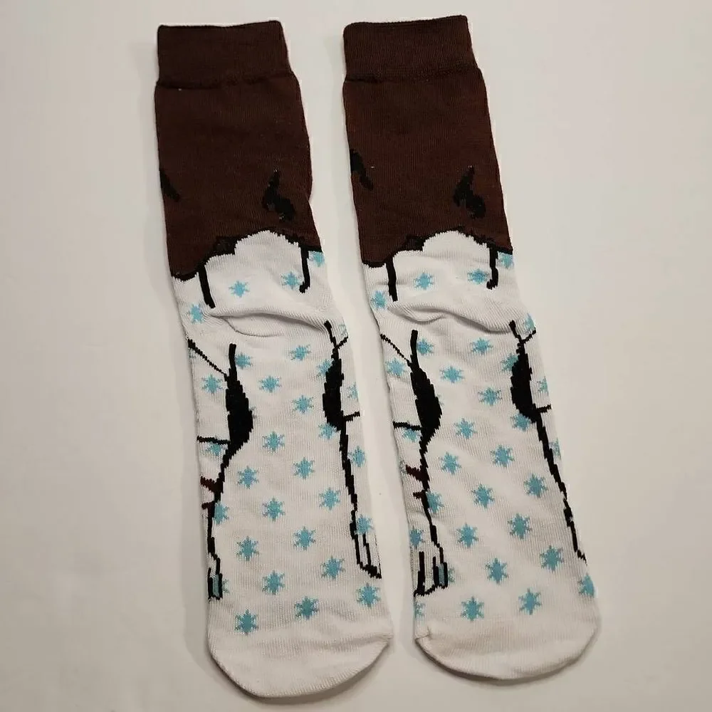 NWOT Men's (unisex) Regan from The Exorcist Socks Size 7-10